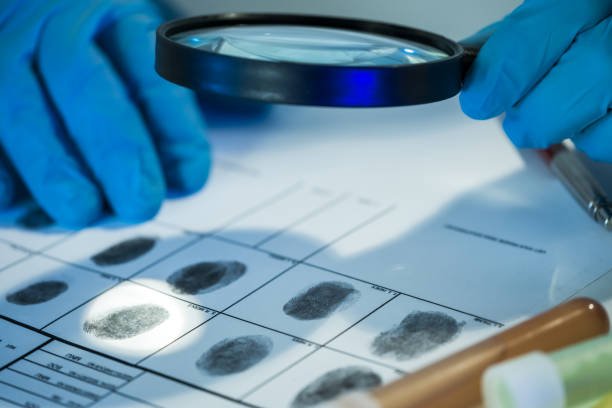 Digital forensic fingerprint scan